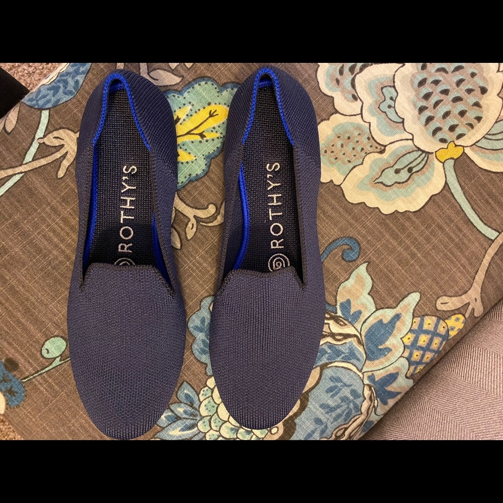 Rothy’s Navy Blue Flats